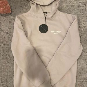 vol.3 white fox hoodie
